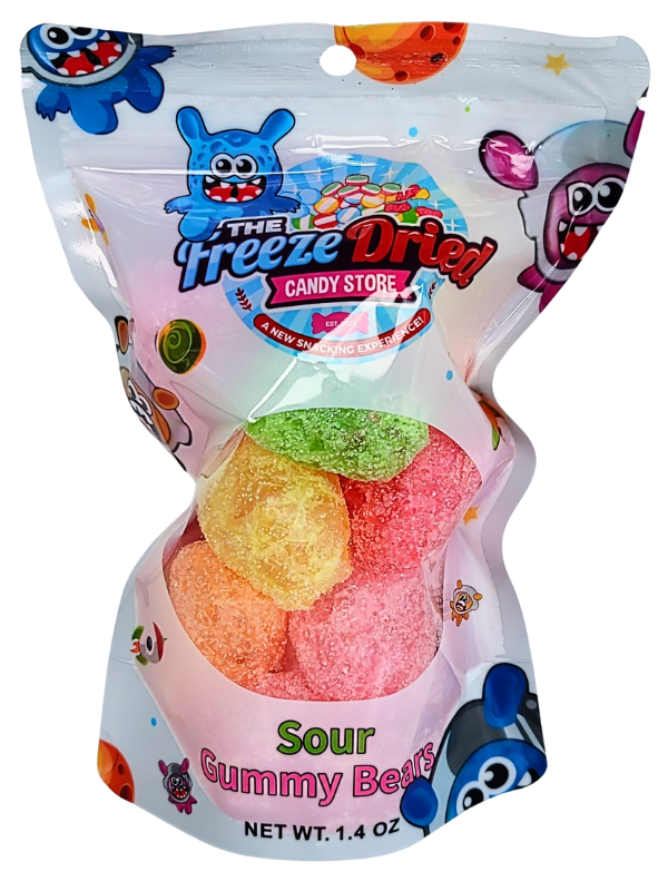 Freeze Dried Sour Gummi Bears