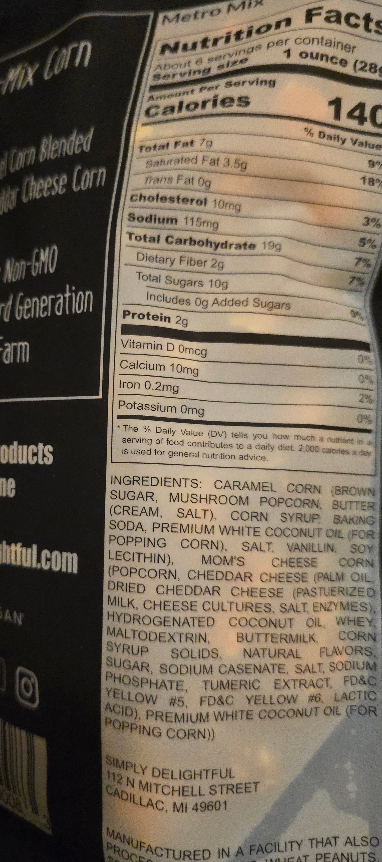 Metro Mix Popcorn