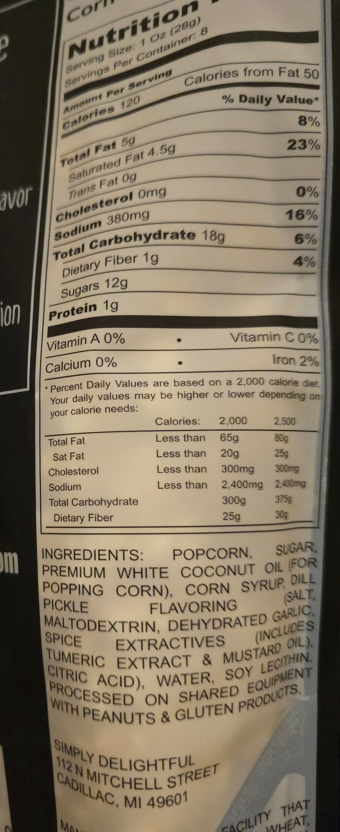 Sweet Dill Pickle Popcorn