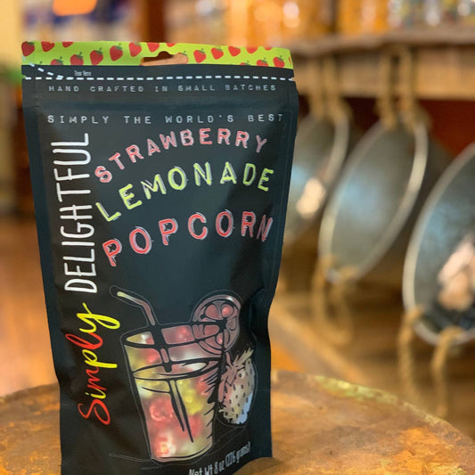 Strawberry Lemonade Popcorn