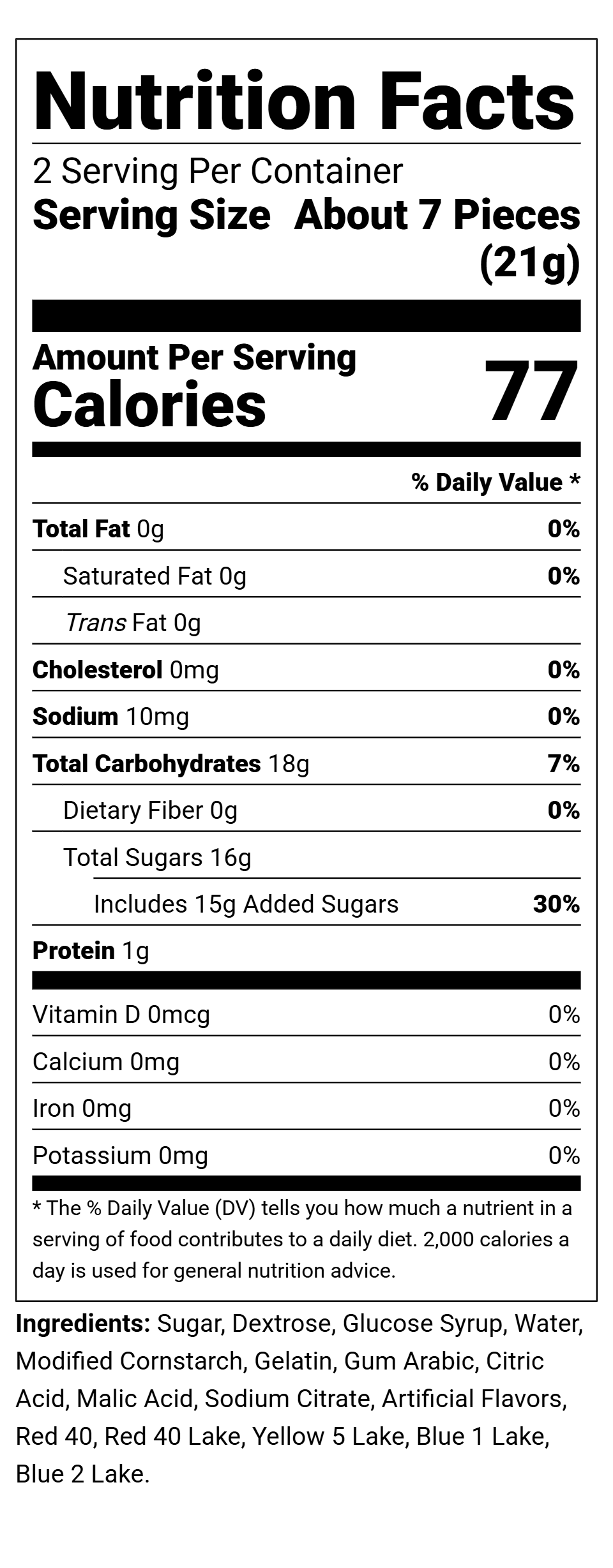 Freeze Dried Cosmic Rings