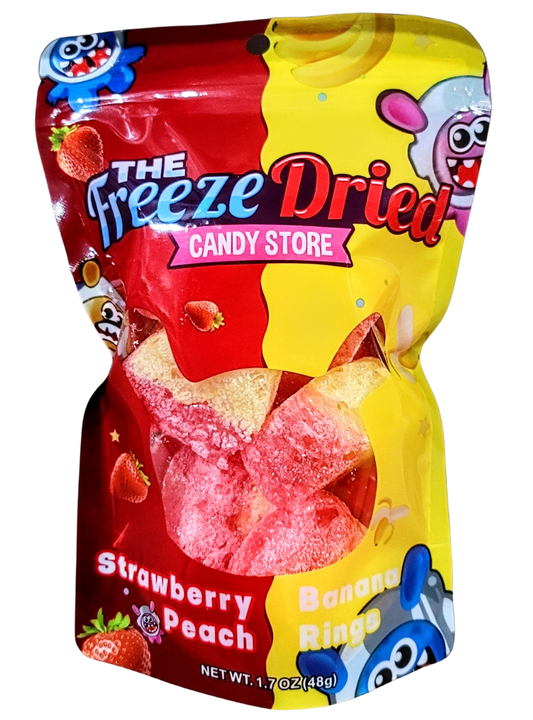 Freeze Dried Strawberry Banana Peach Rings