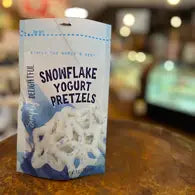 Snowflake Yogurt Pretzels